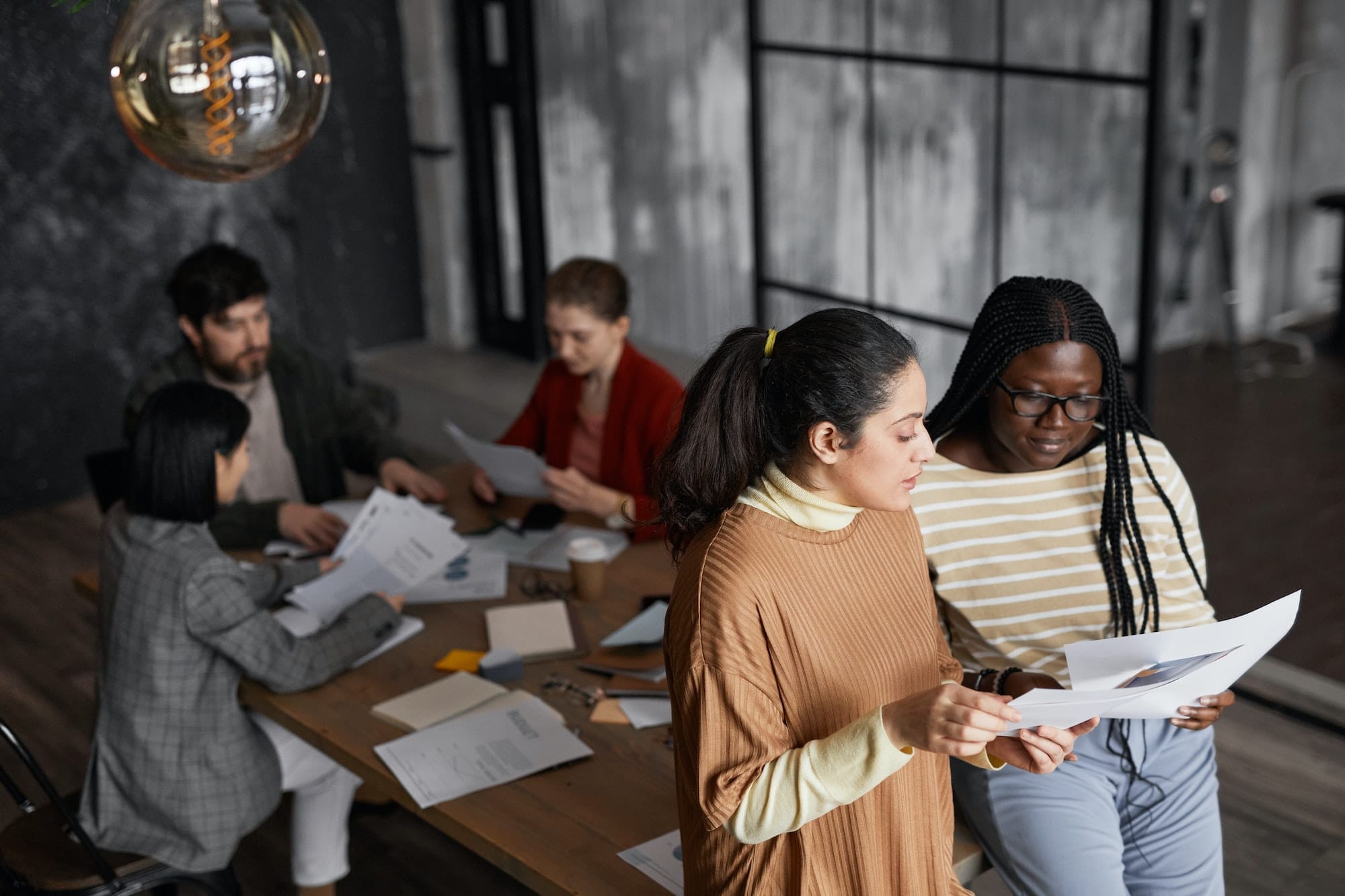 Diverse Business Team Working