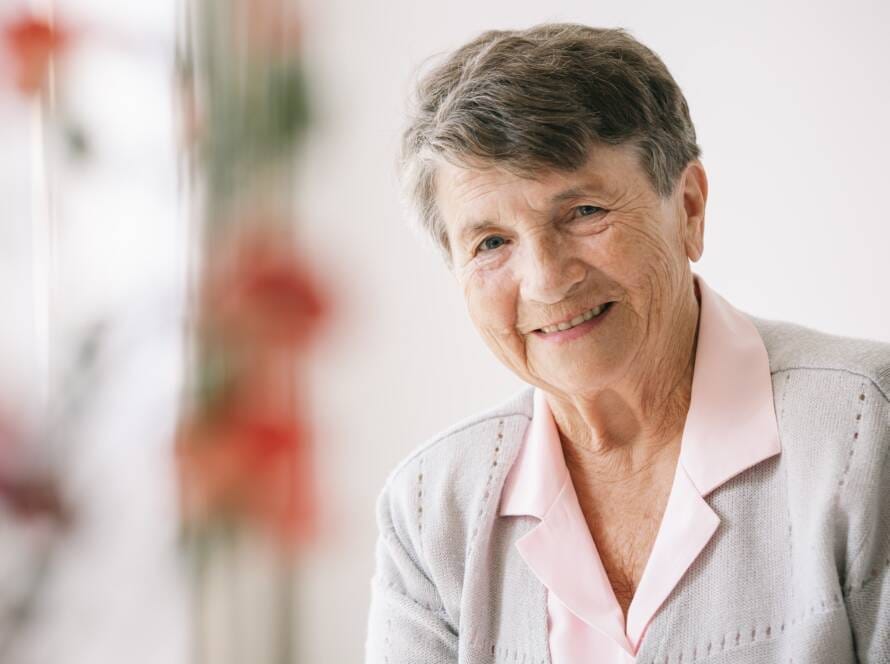 Portrait of senior woman